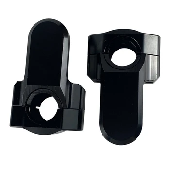 Алюминиевые зажимы для рулей 22 мм 25 мм Универсальные Модифицированные аксессуары черного цвета