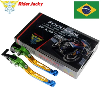 RiderJacky® цвета Флага Бразилии Для Yamaha YZFR1 YZF R1 1999-2001 2000 Мотоцикл С ЧПУ Складные Выдвижные Рычаги Тормозной Системы Сцепления