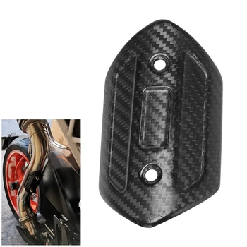 Протектор выхлопной трубы из углеродного волокна для мотоцикла, тепловой щит, защитная крышка для Honda CB650F Z900 TMAX530 CB400 XMAX300
