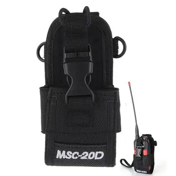 Нейлоновый держатель для рации, сумка, чехол для двусторонней радиосвязи с регулируемым плечевым ремнем для Baofeng MSC-20D