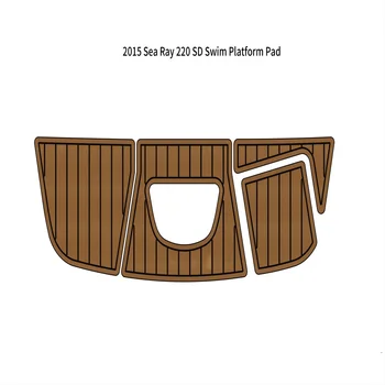 2015 Sea Ray 220 SD Коврик для платформы для плавания Лодка из пены EVA, коврик для пола из искусственного тика