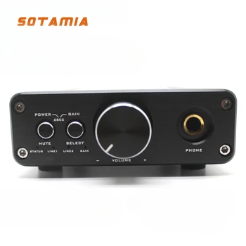 SOTAMIA TPA6120 Усилитель для наушников Аудио Hi-Fi Усилитель для наушников LM4562NA Операционный усилитель RCA 3,5 мм Aux Вход DC12V 8-300 Ом Наушники