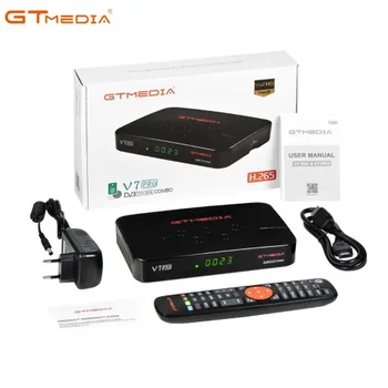 GTMEDIA V7 Pro Телеприставка HD 1080P ТВ Спутниковый Ресивер H.265 DVB S2/T2 Комбинированный Декодер Поддержка CA Карты ccam Tivusat USB WiFi